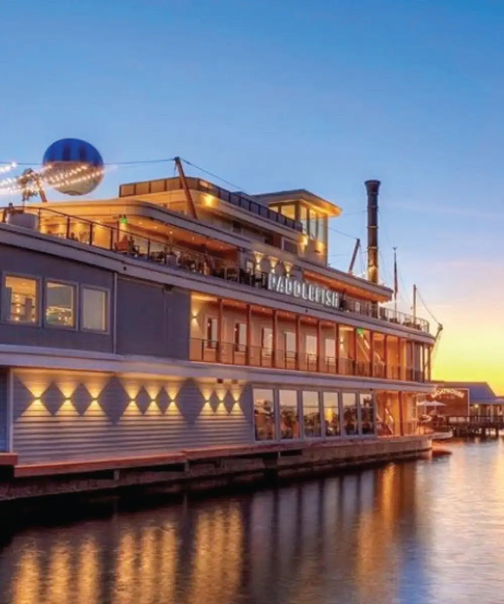 Paddlefish boat on the water - Mobile