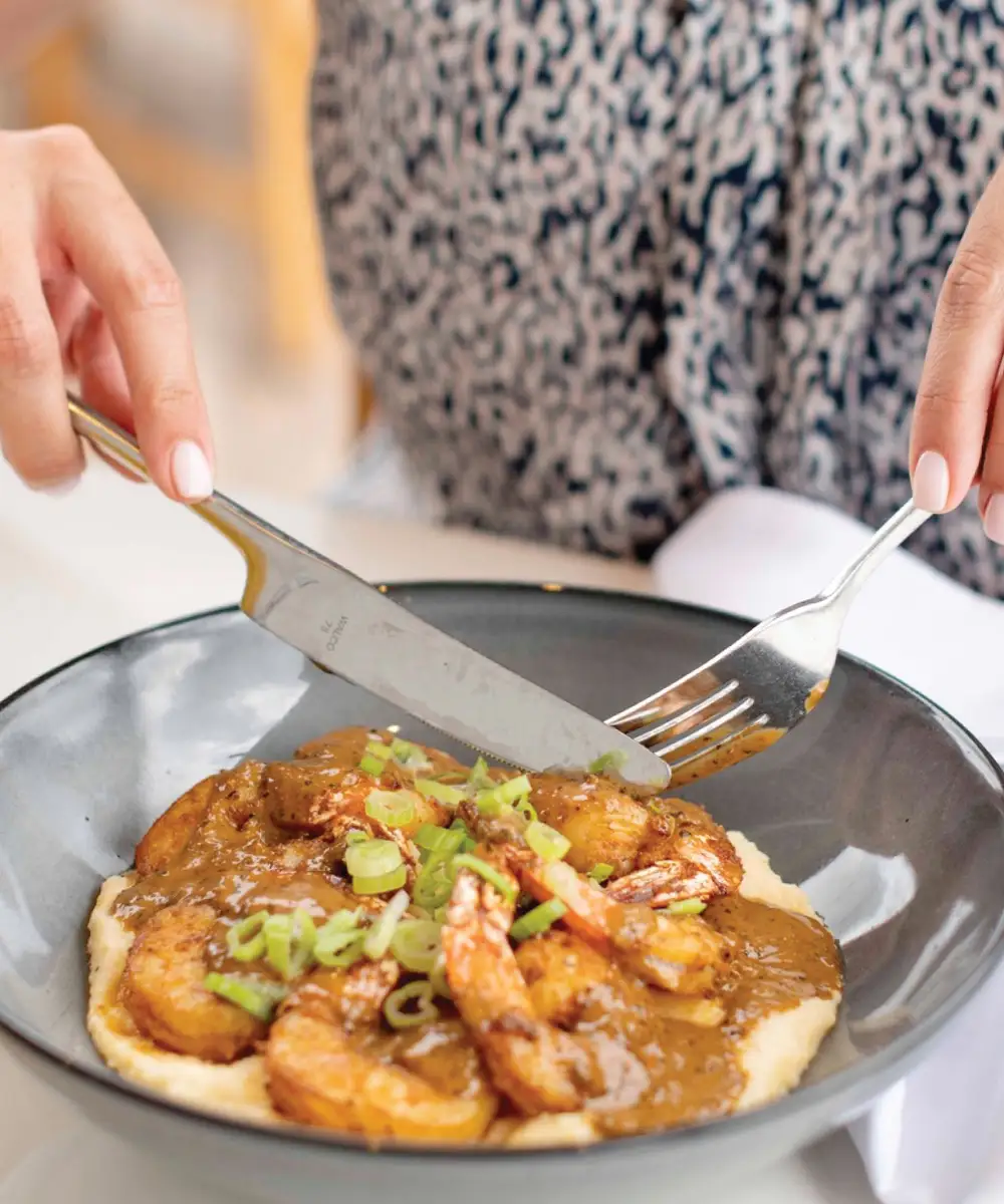 shrimp and grits - Mobile